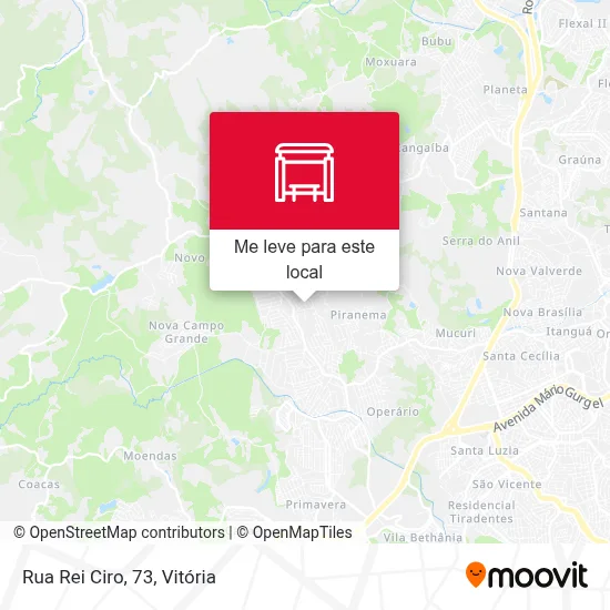Rua Rei Ciro, 73 mapa
