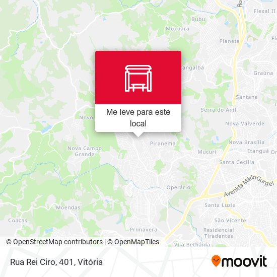 Rua Rei Ciro, 401 mapa