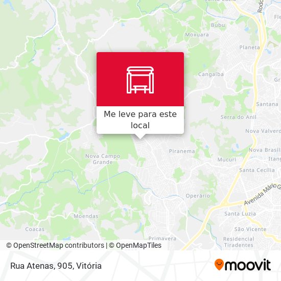 Rua Atenas, 905 mapa