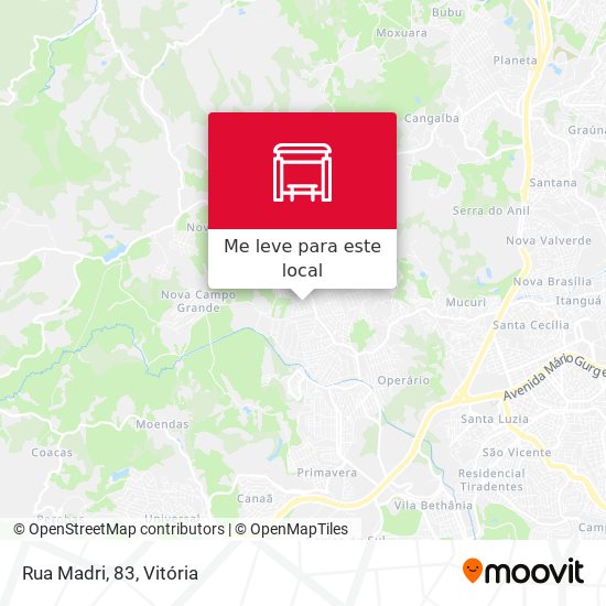 Rua Madri, 83 mapa
