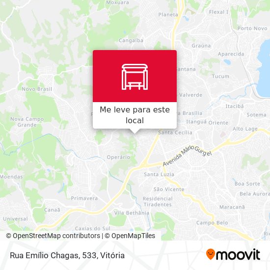 Rua Emílio Chagas, 533 mapa