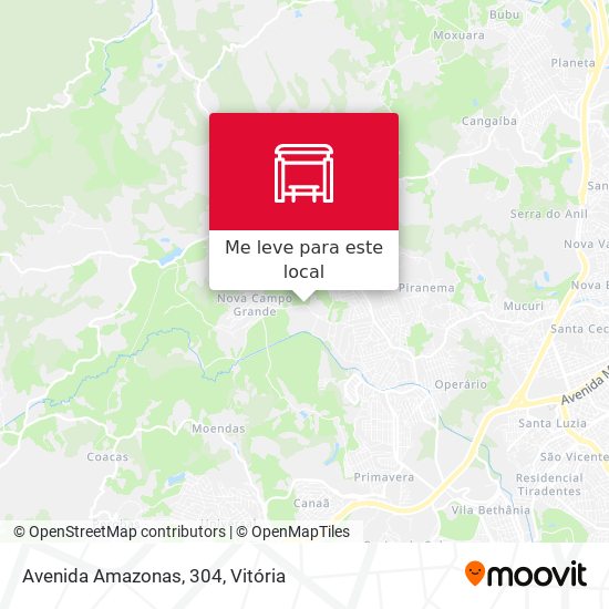 Avenida Amazonas, 304 mapa