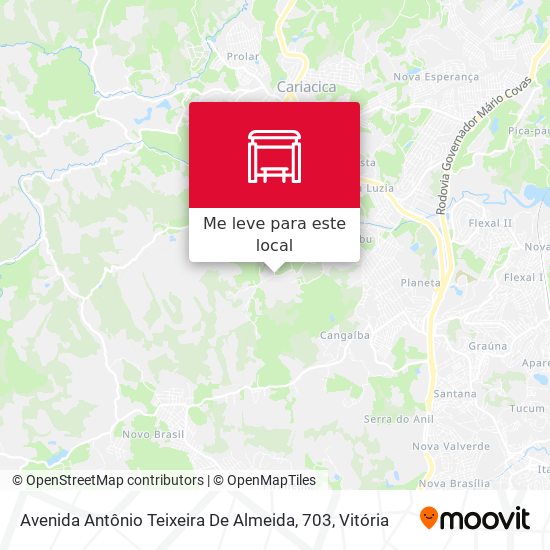 Avenida Antônio Teixeira De Almeida, 703 mapa