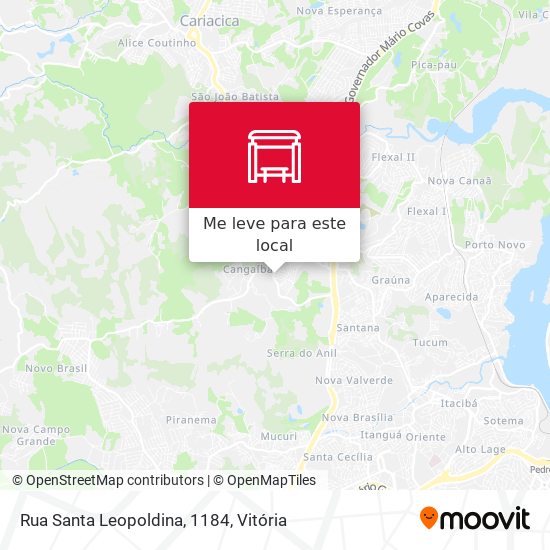 Rua Santa Leopoldina, 1184 mapa