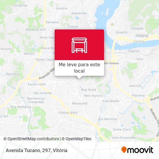Avenida Tucano, 297 mapa