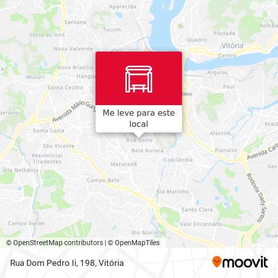Rua Dom Pedro Ii, 198 mapa