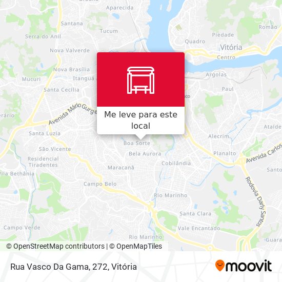Rua Vasco Da Gama, 272 mapa
