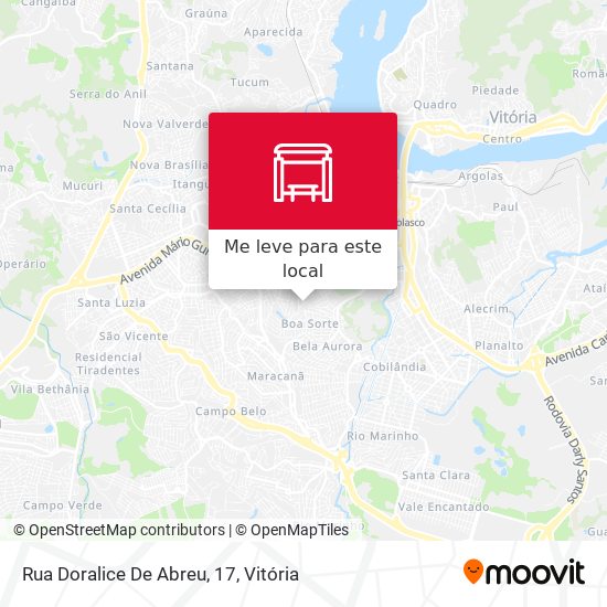 Rua Doralice De Abreu, 17 mapa