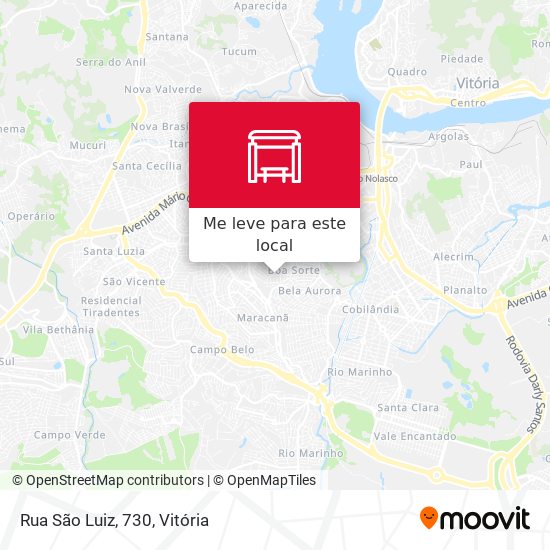 Rua São Luiz, 730 mapa