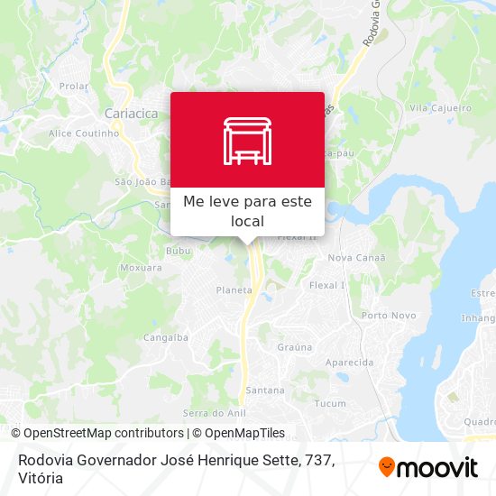 Rodovia Governador José Henrique Sette, 737 mapa