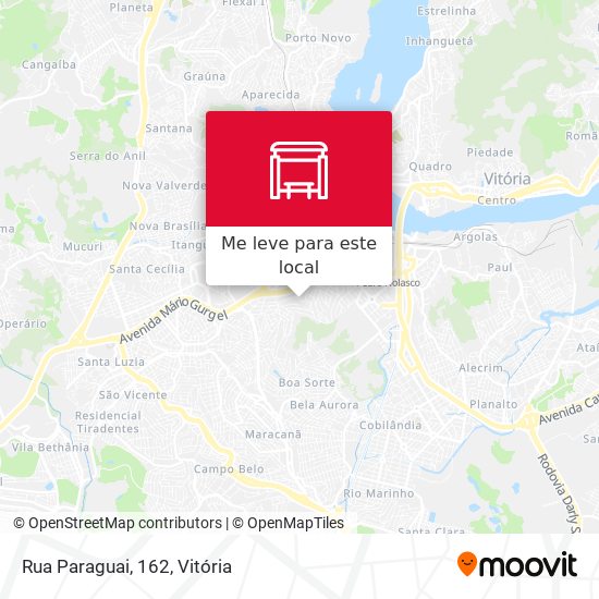 Rua Paraguai, 162 mapa