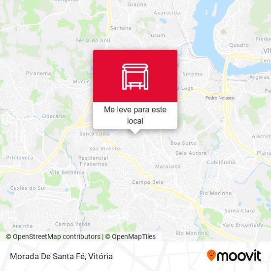 Morada De Santa Fé mapa