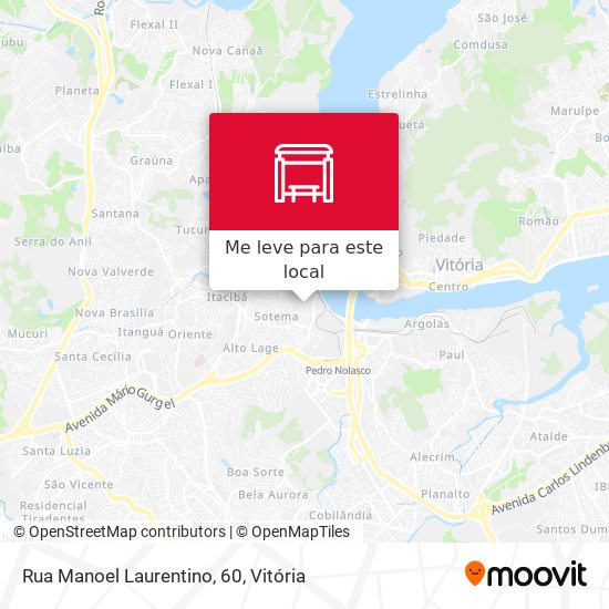 Rua Manoel Laurentino, 60 mapa