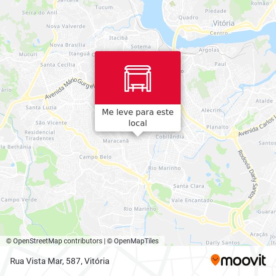Rua Vista Mar, 587 mapa
