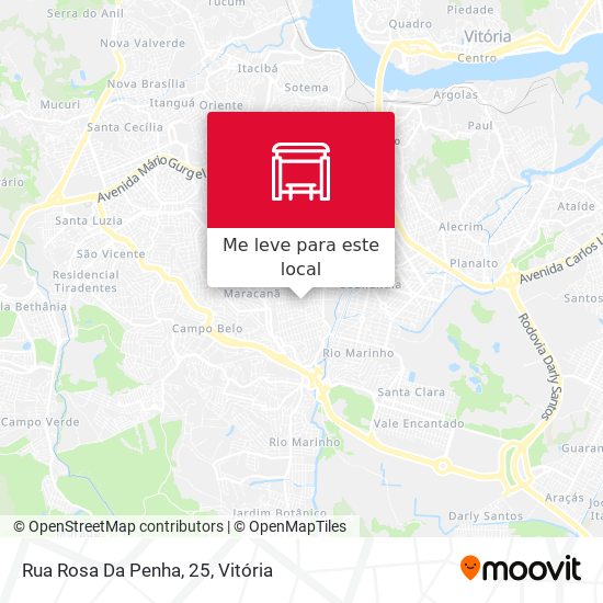 Rua Rosa Da Penha, 25 mapa