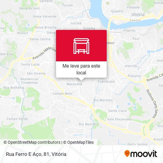 Rua Ferro E Aço, 81 mapa
