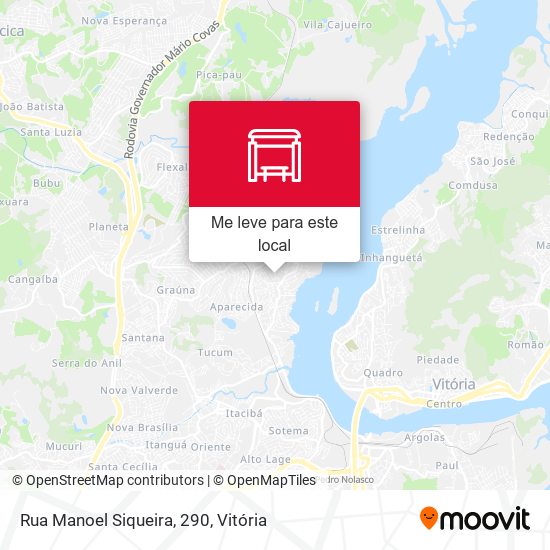 Rua Manoel Siqueira, 290 mapa