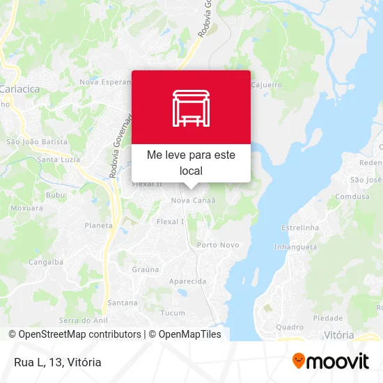 Rua L, 13 mapa