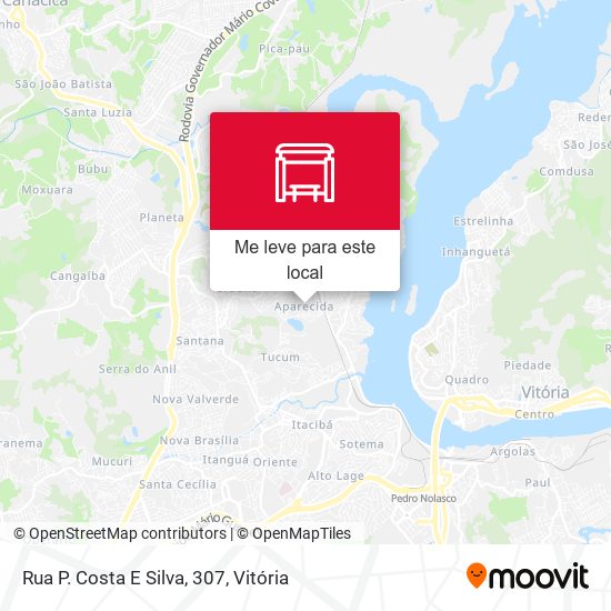 Rua P. Costa E Silva, 307 mapa