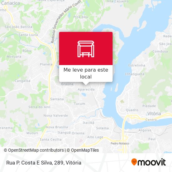 Rua P. Costa E Silva, 289 mapa