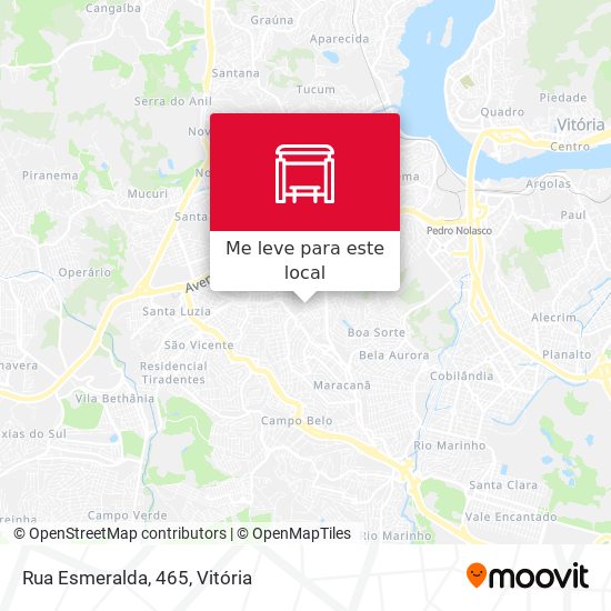 Rua Esmeralda, 465 mapa