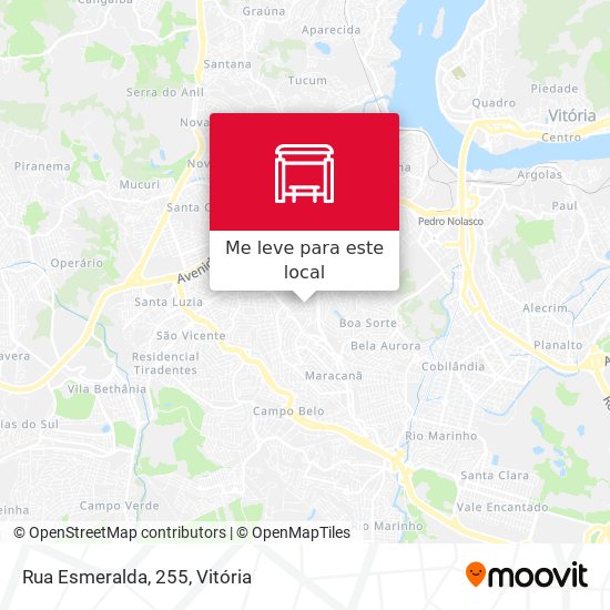 Rua Esmeralda, 255 mapa