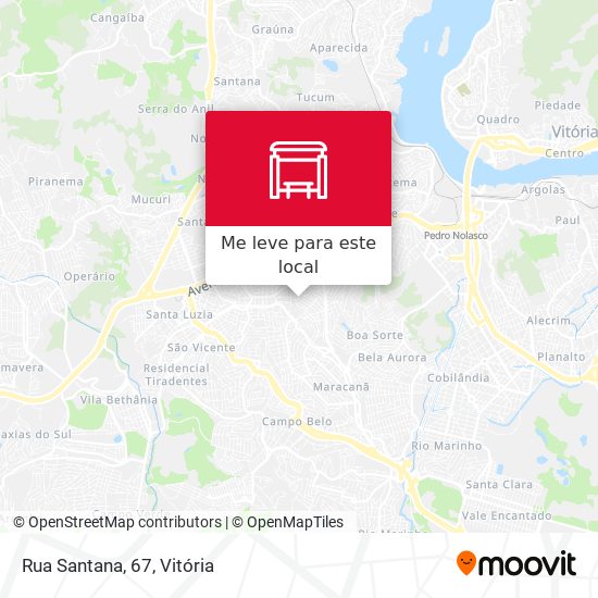 Rua Santana, 67 mapa