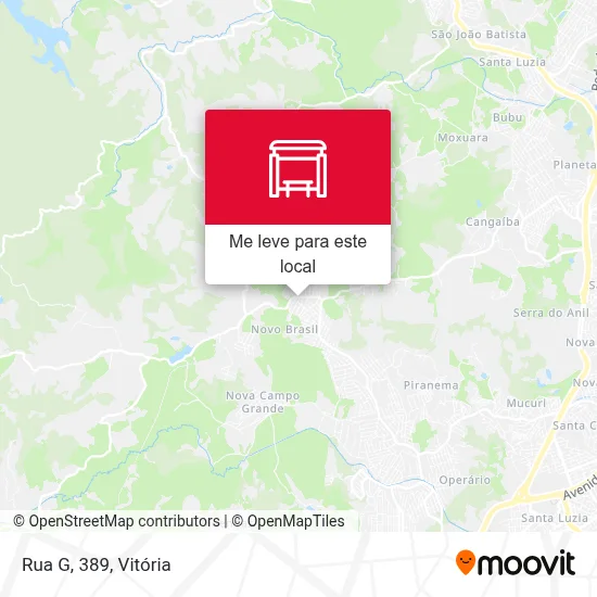 Rua G, 389 mapa