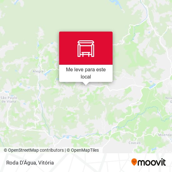 Roda D'Água mapa
