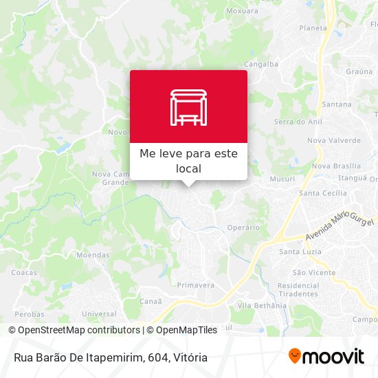 Rua Barão De Itapemirim, 604 mapa
