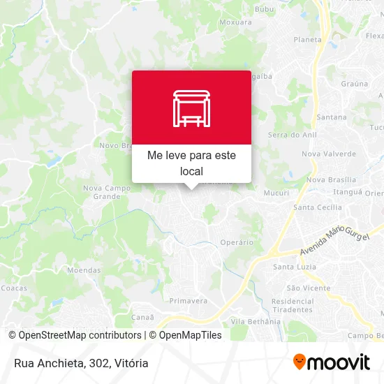 Rua Anchieta, 302 mapa