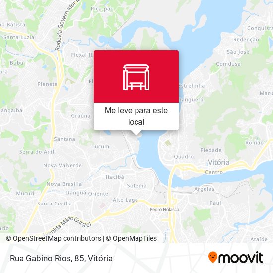 Rua Gabino Rios, 85 mapa