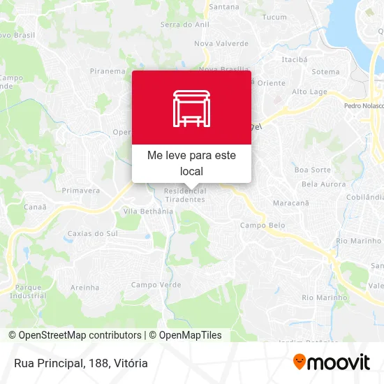 Rua Principal, 188 mapa