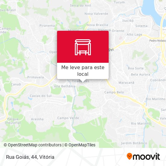 Rua Goiás, 44 mapa