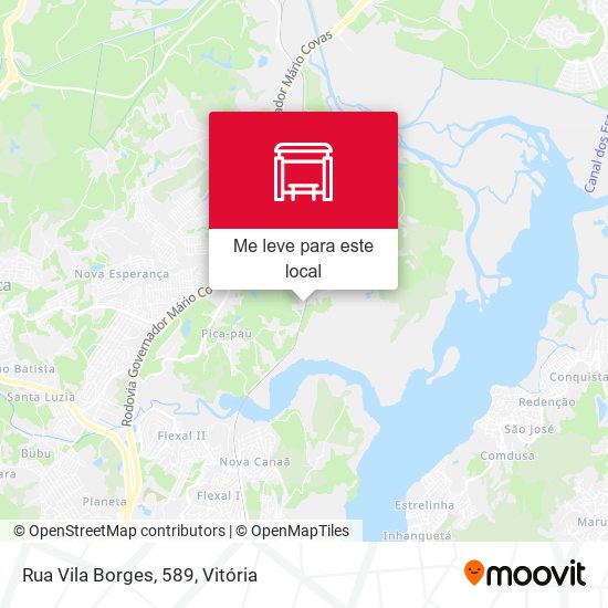 Rua Vila Borges, 589 mapa