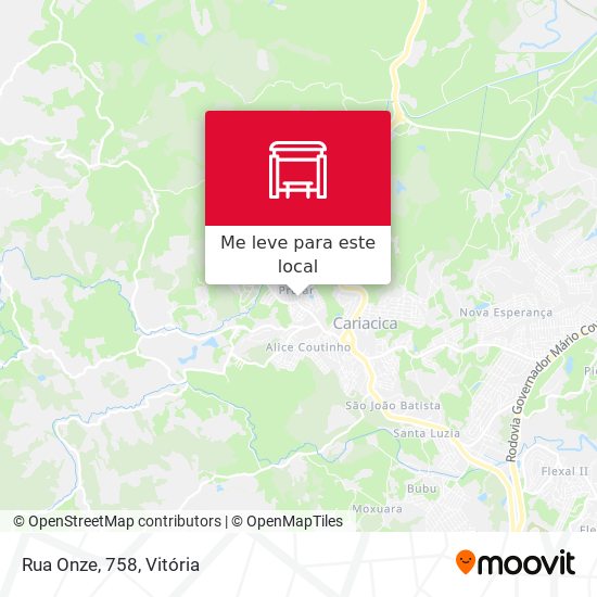 Rua Onze, 758 mapa