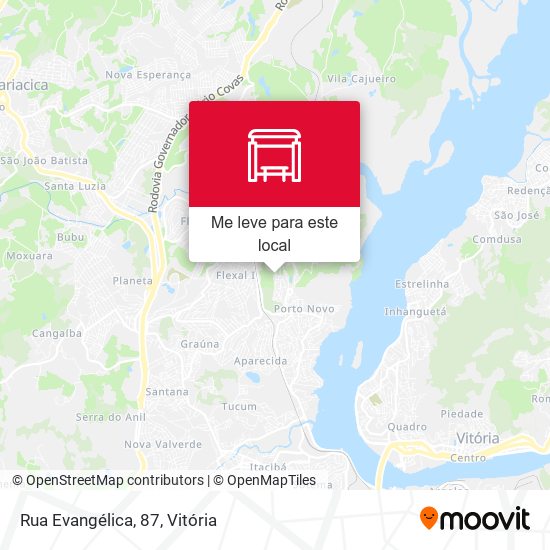 Rua Evangélica, 87 mapa