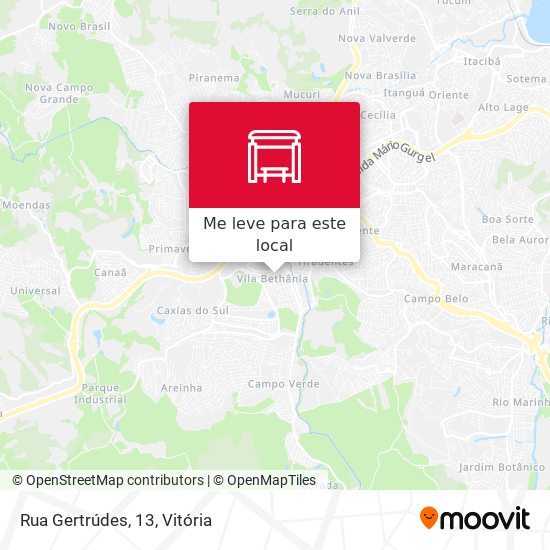 Rua Gertrúdes, 13 mapa