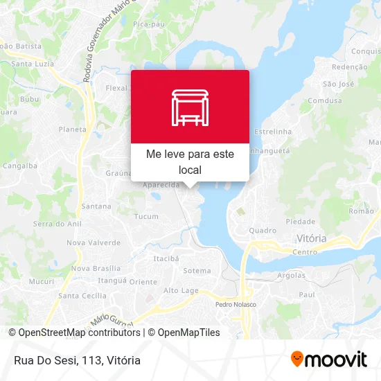 Rua Do Sesi, 113 mapa