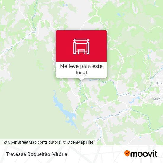 Travessa Boqueirão mapa