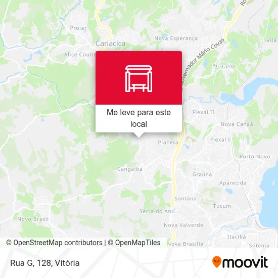 Rua G, 128 mapa