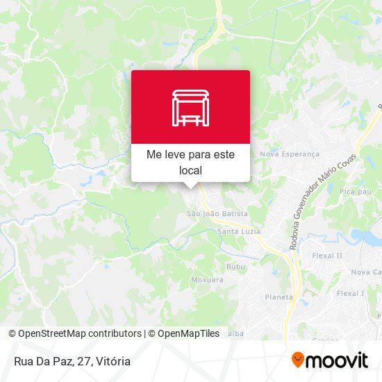 Rua Da Paz, 27 mapa