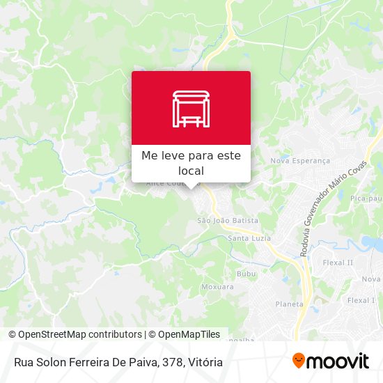 Rua Solon Ferreira De Paiva, 378 mapa