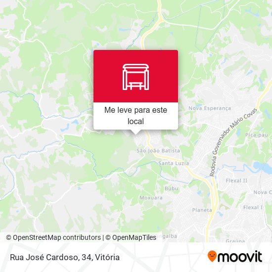 Rua José Cardoso, 34 mapa