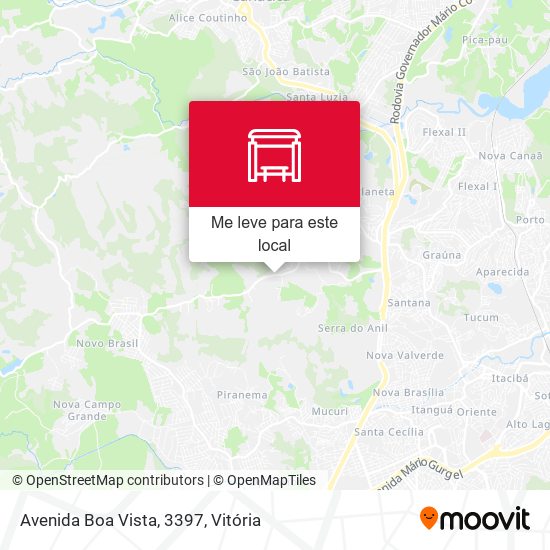 Avenida Boa Vista, 3397 mapa
