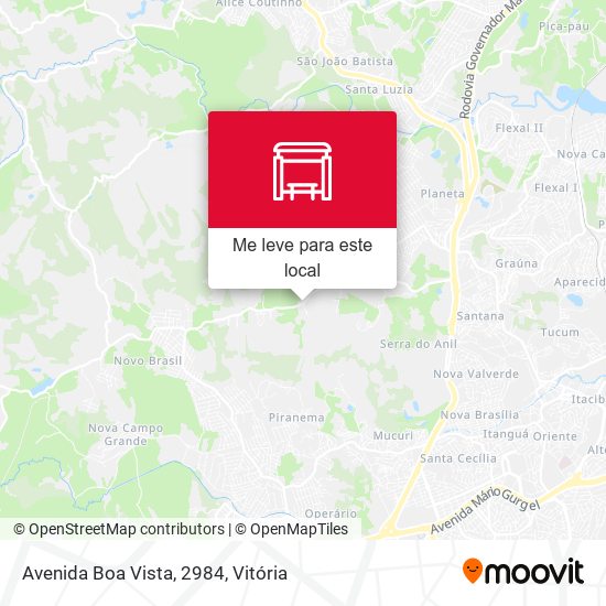 Avenida Boa Vista, 2984 mapa