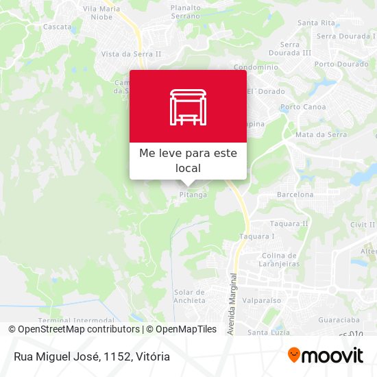 Rua Miguel José, 1152 mapa