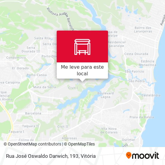 Rua José Oswaldo Darwich, 193 mapa