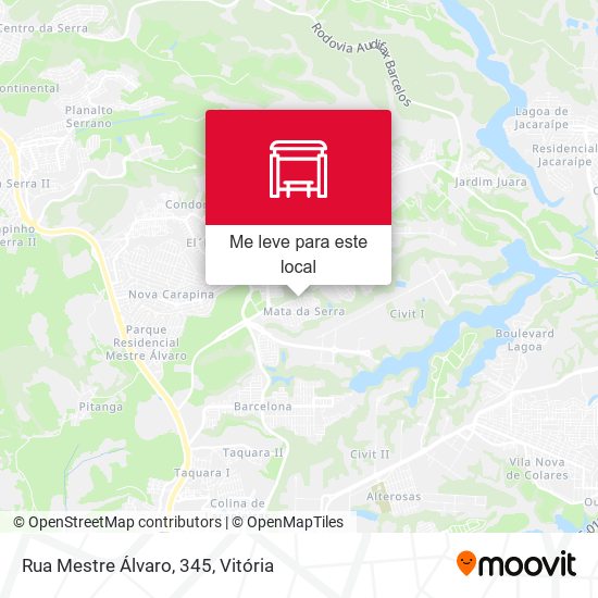 Rua Mestre Álvaro, 345 mapa
