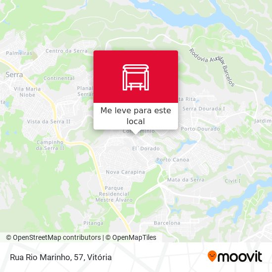 Rua Rio Marinho, 57 mapa